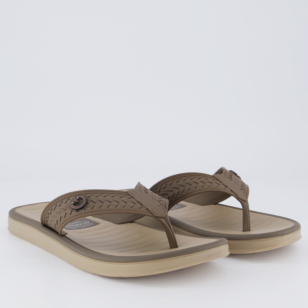 Chinelo Cartago Coimbra II Bege Bege 3