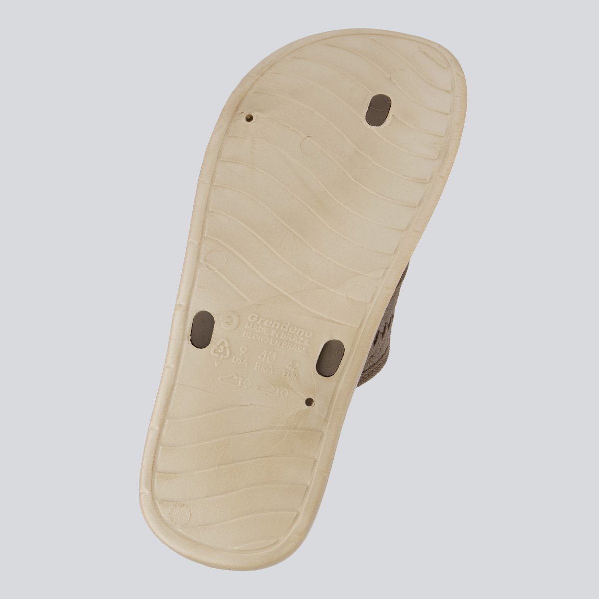 Chinelo Cartago Coimbra II Bege Bege 5