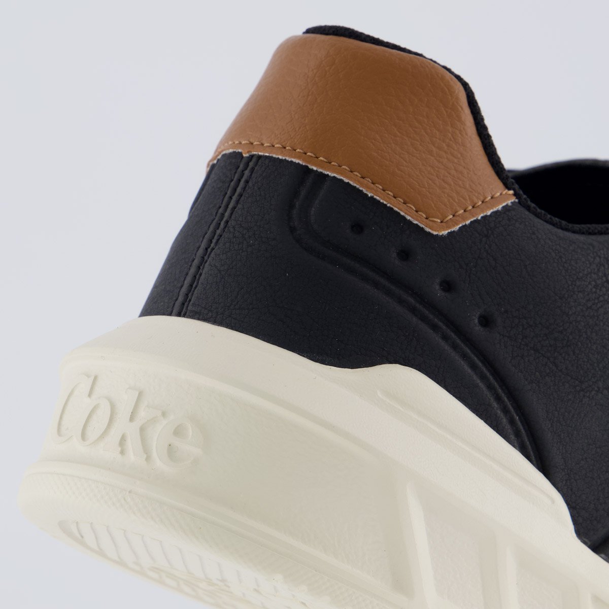 Tênis Coca Cola Soho Sky Preto e Caramelo Preto 6