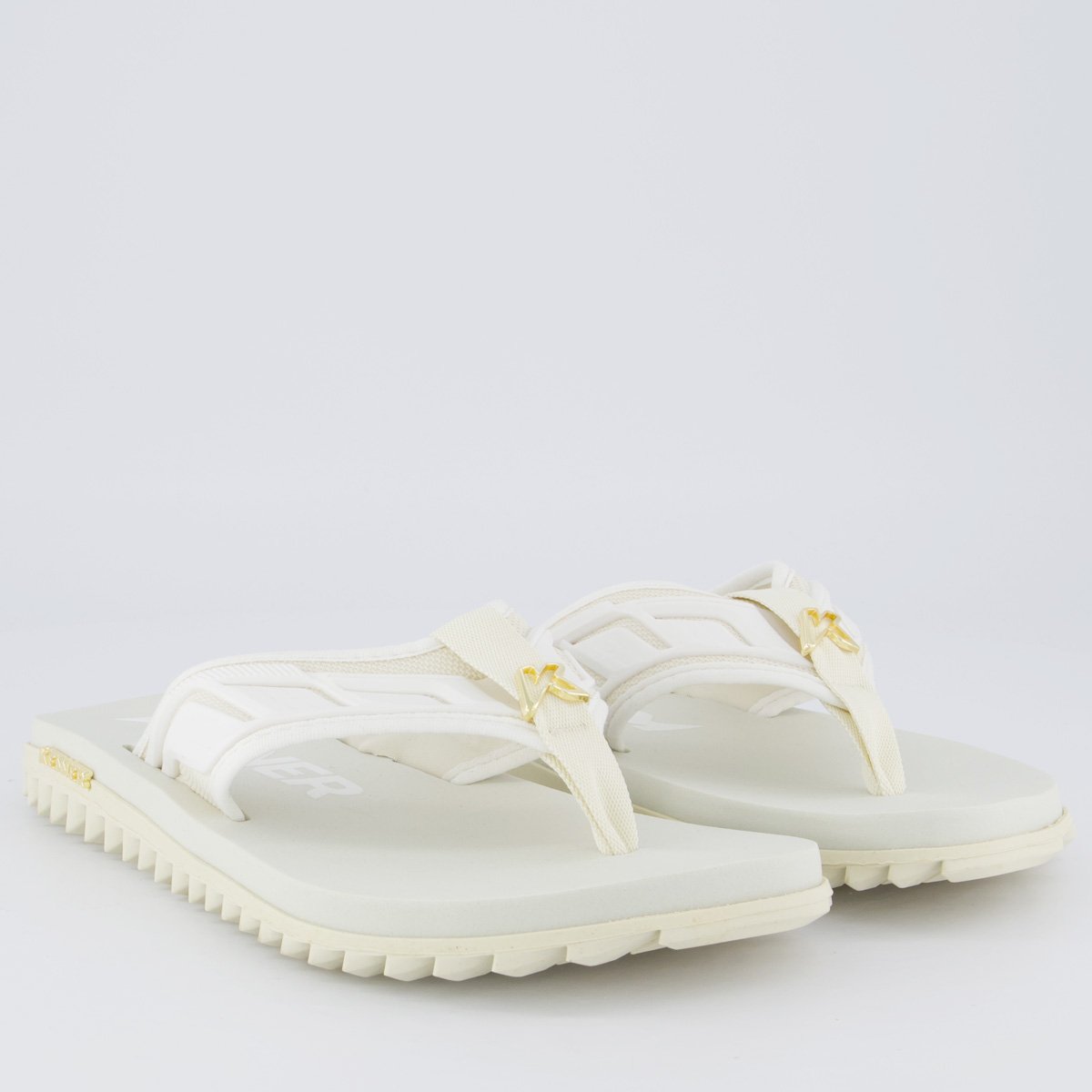Chinelo Kenner Kivah Full Force Branco Branco 3