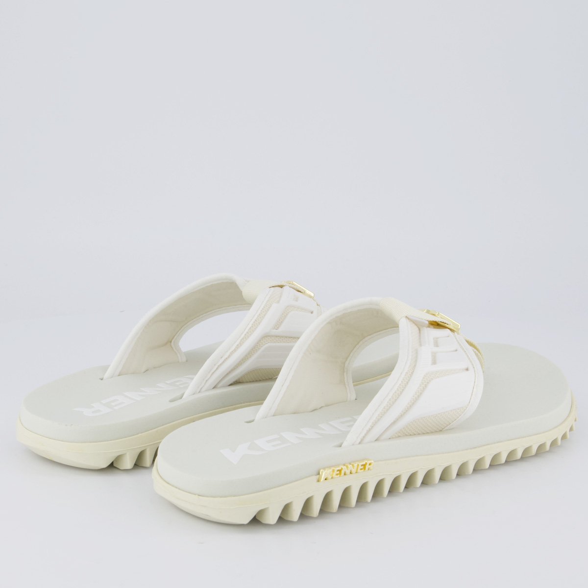 Chinelo Kenner Kivah Full Force Branco Branco 4