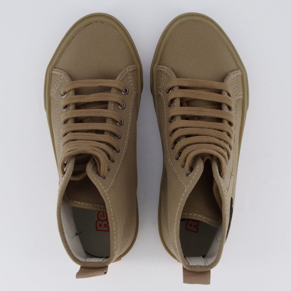 Tênis Redley High Látex Feminino Caqui Bege 4