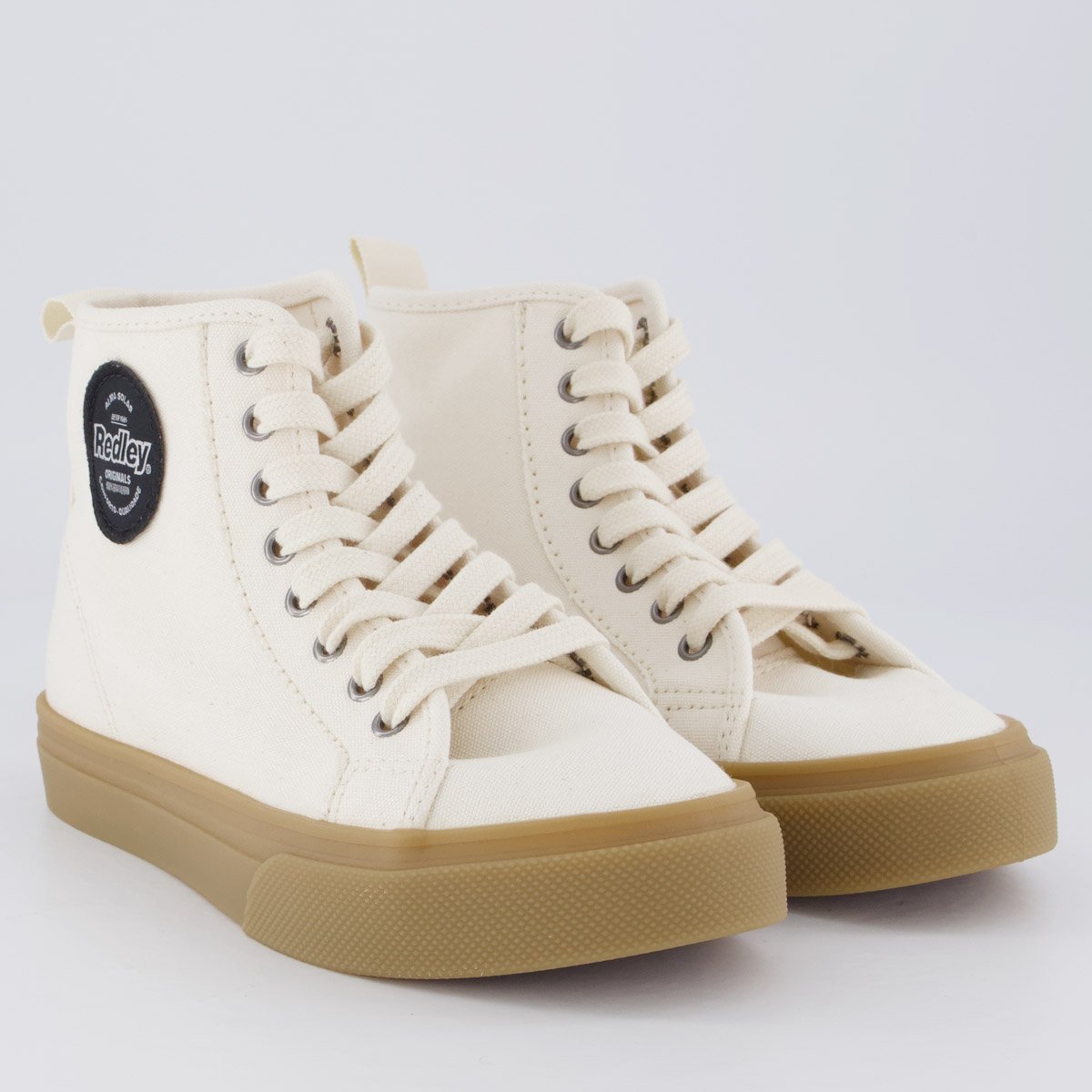 Tênis Redley High Látex Feminino Off White Off White 2