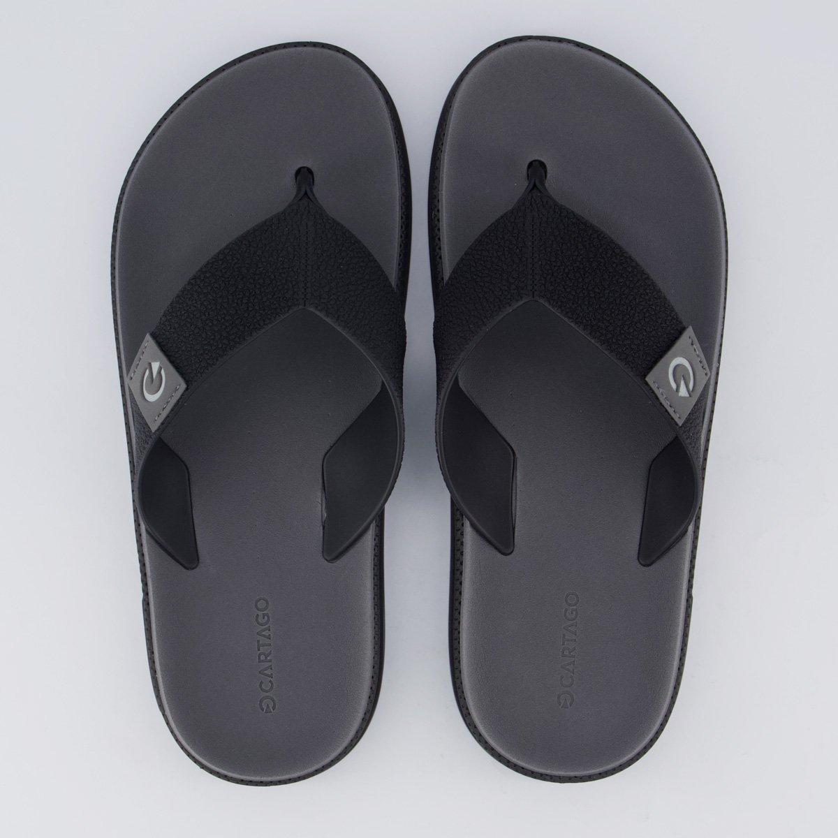 Chinelo Cartago Milão Plus Preto