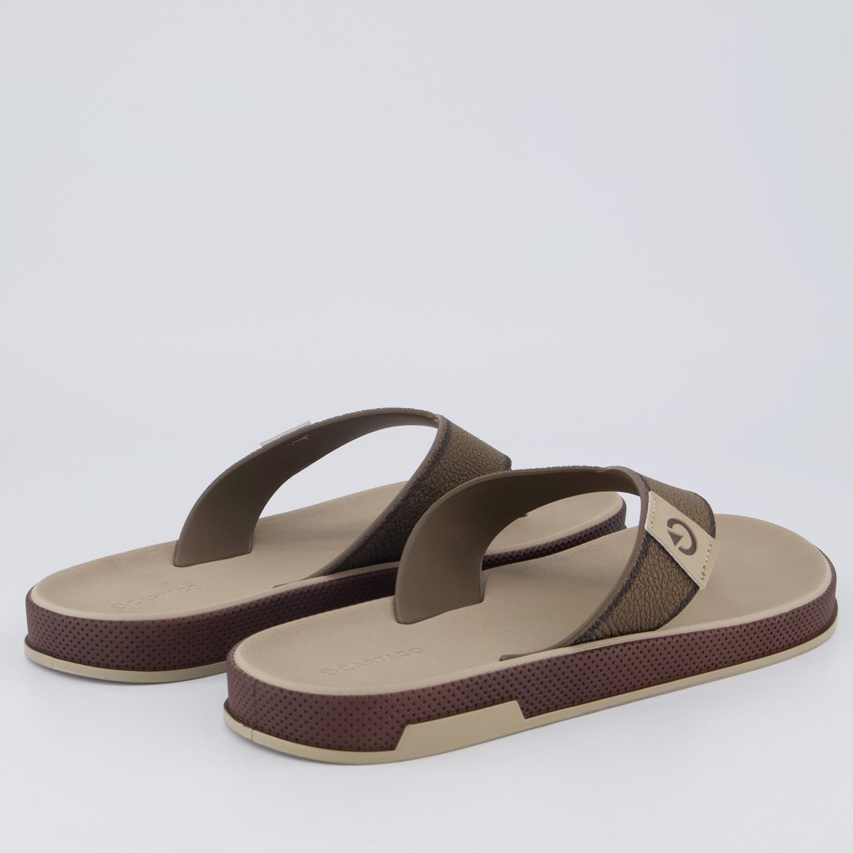 Chinelo Cartago Milão Plus Marrom Marrom 4