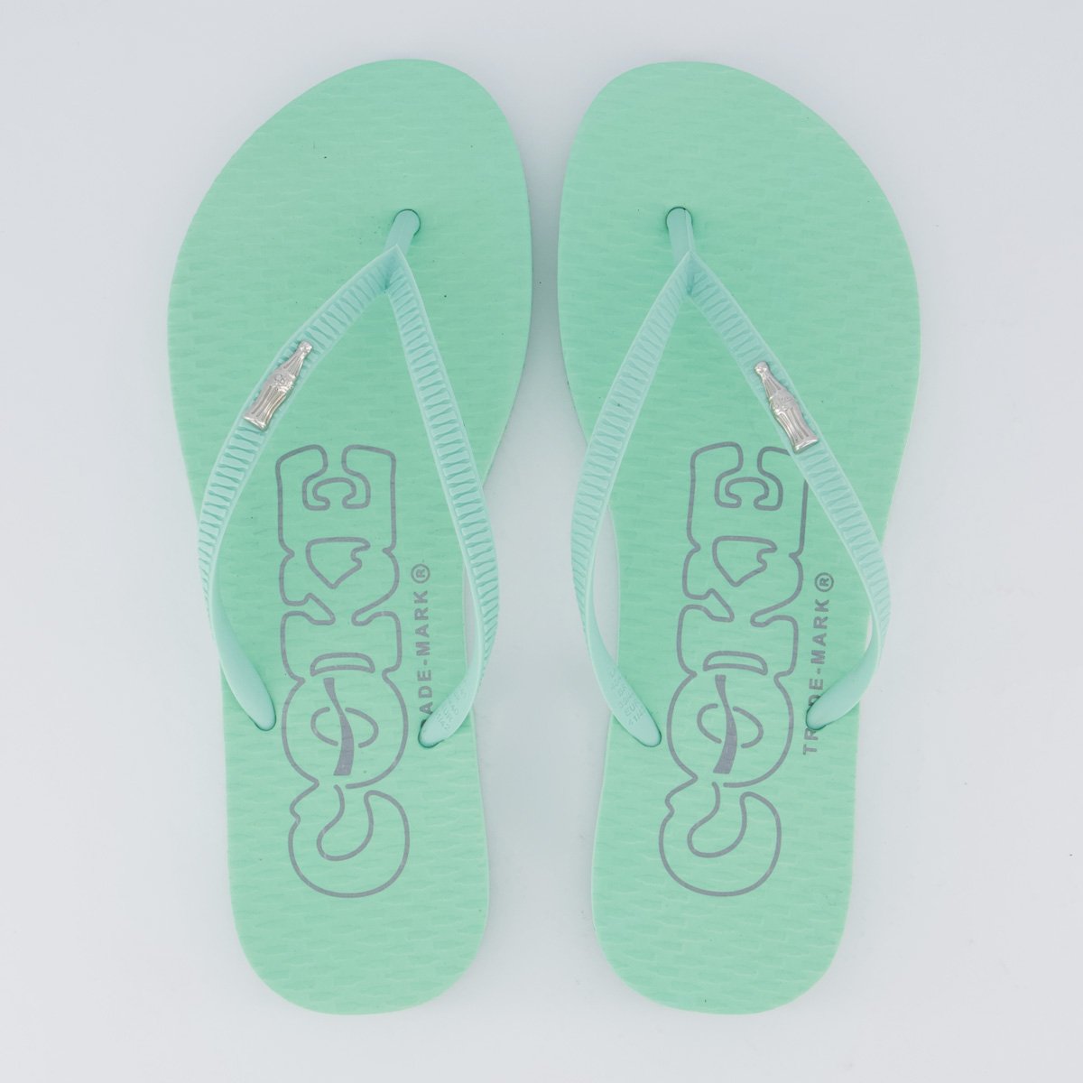 Chinelo Coca Cola Metallic Feminino Verde
