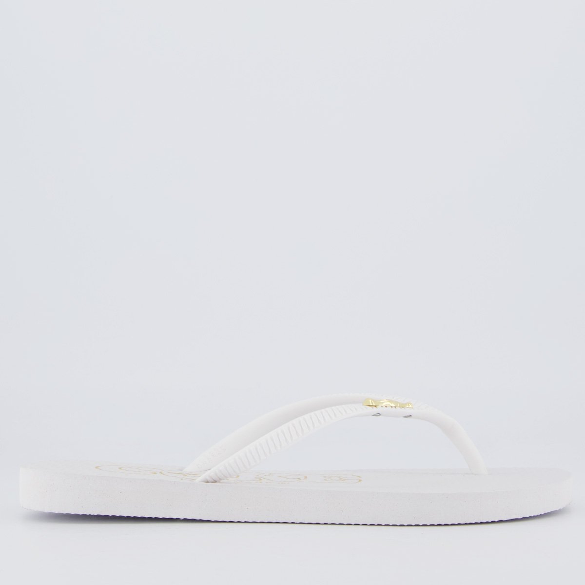 Chinelo Coca Cola Metallic Feminino Branco Branco 2