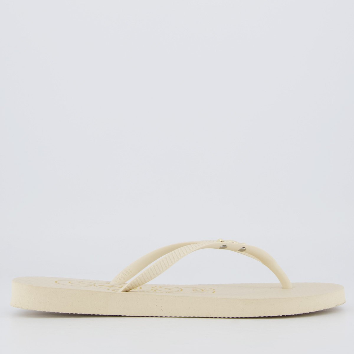 Chinelo Coca Cola Metallic Feminino Bege Bege 2