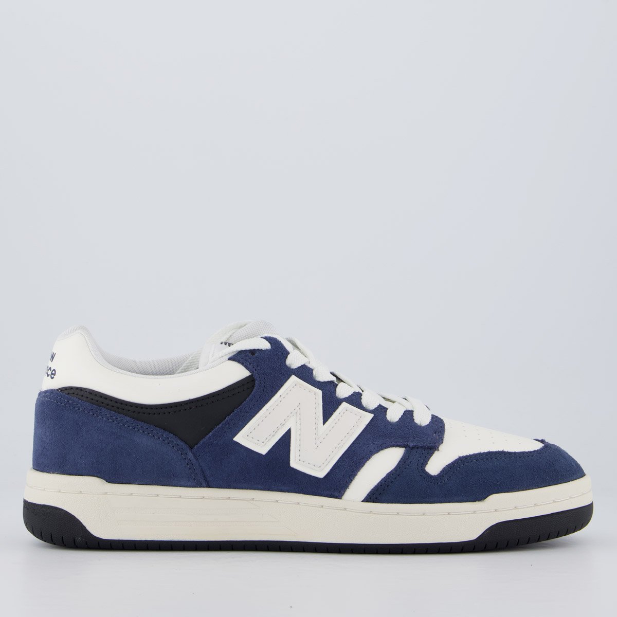 Tênis New Balance 480 Low Marinho Com Branco