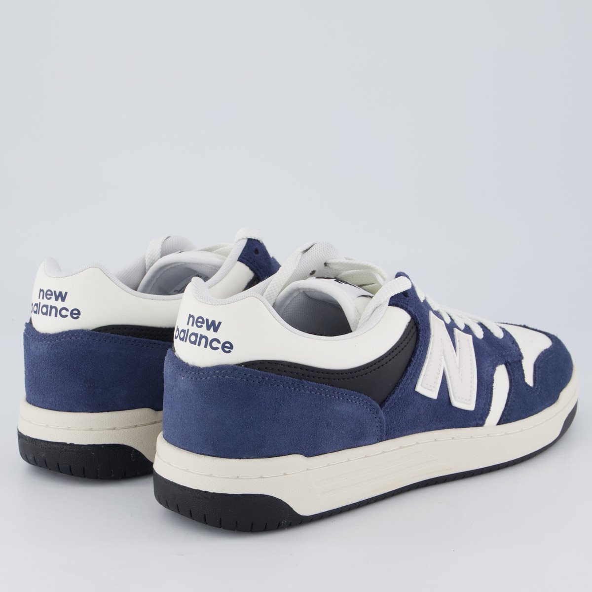Tênis New Balance 480 Low Marinho Com Branco Azul 3