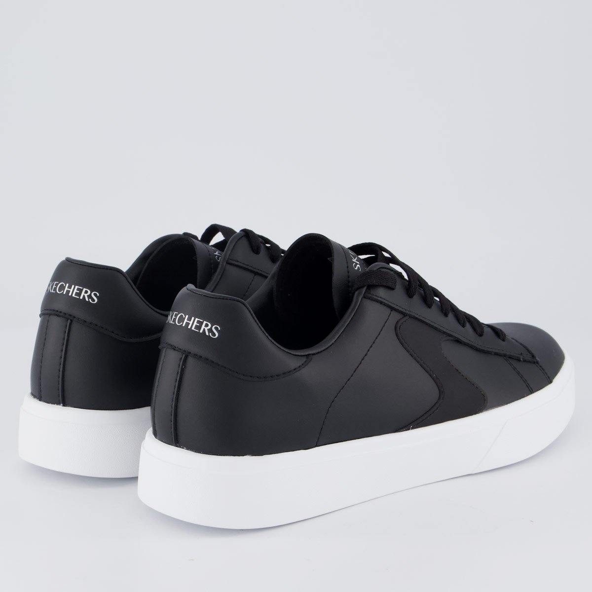 Tênis Skechers Eden LX Preto e Branco Preto 3