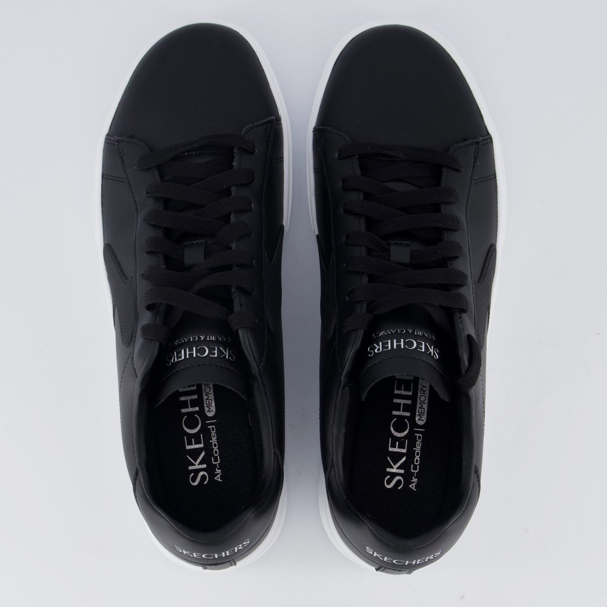 Tênis Skechers Eden LX Preto e Branco Preto 4