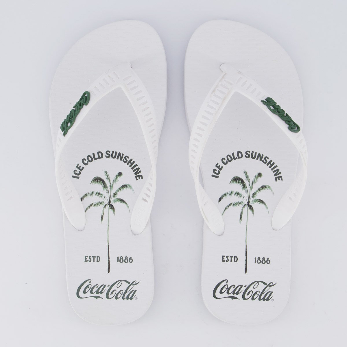 Chinelo Coca Cola Tropic Branco