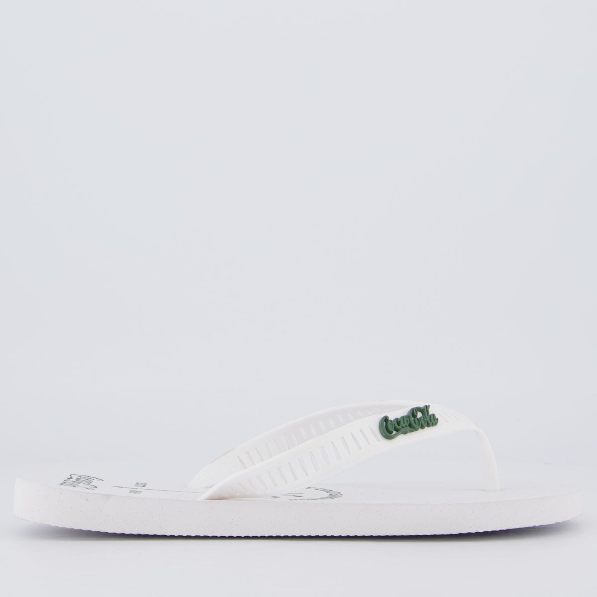 Chinelo Coca Cola Tropic Branco Branco 2