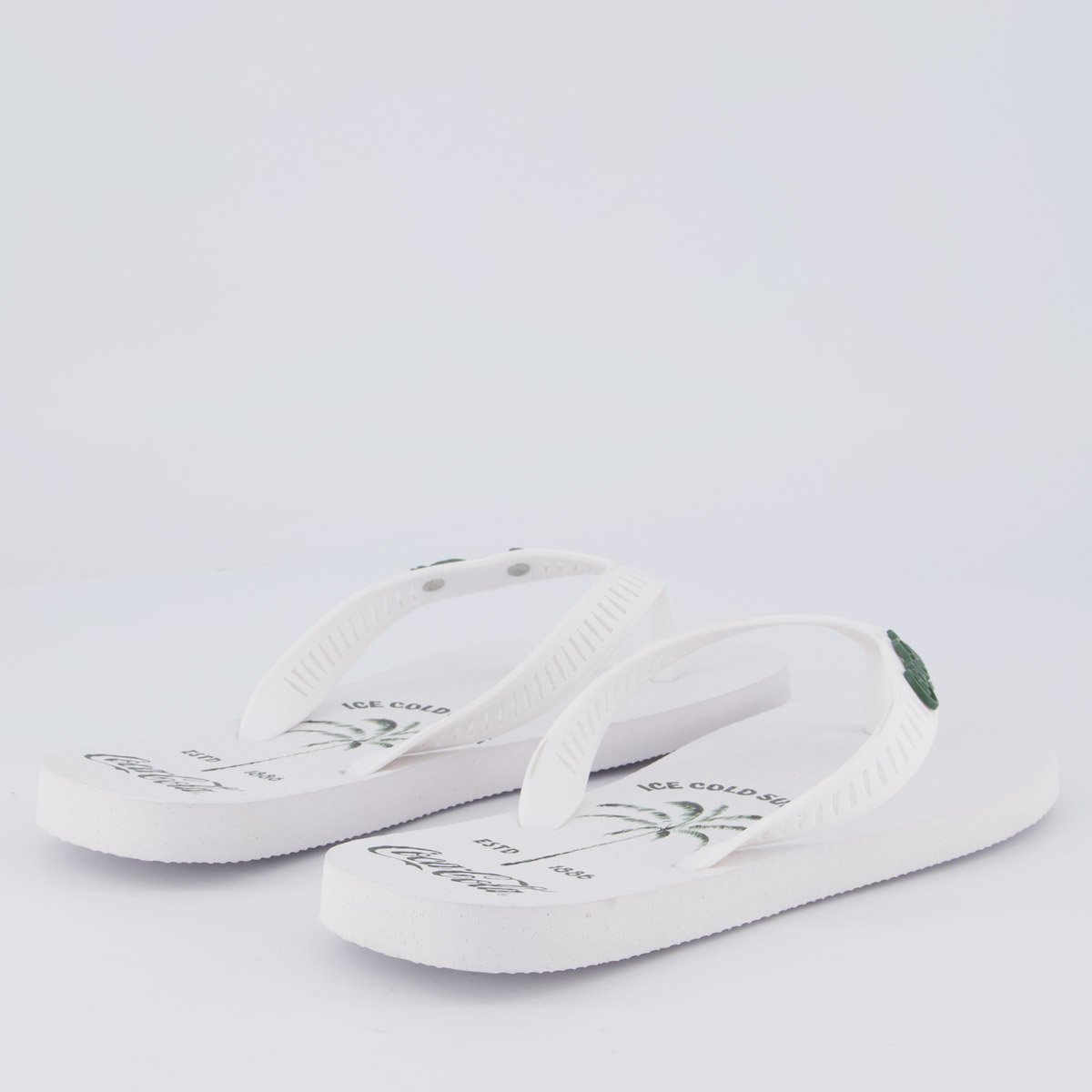 Chinelo Coca Cola Tropic Branco Branco 4