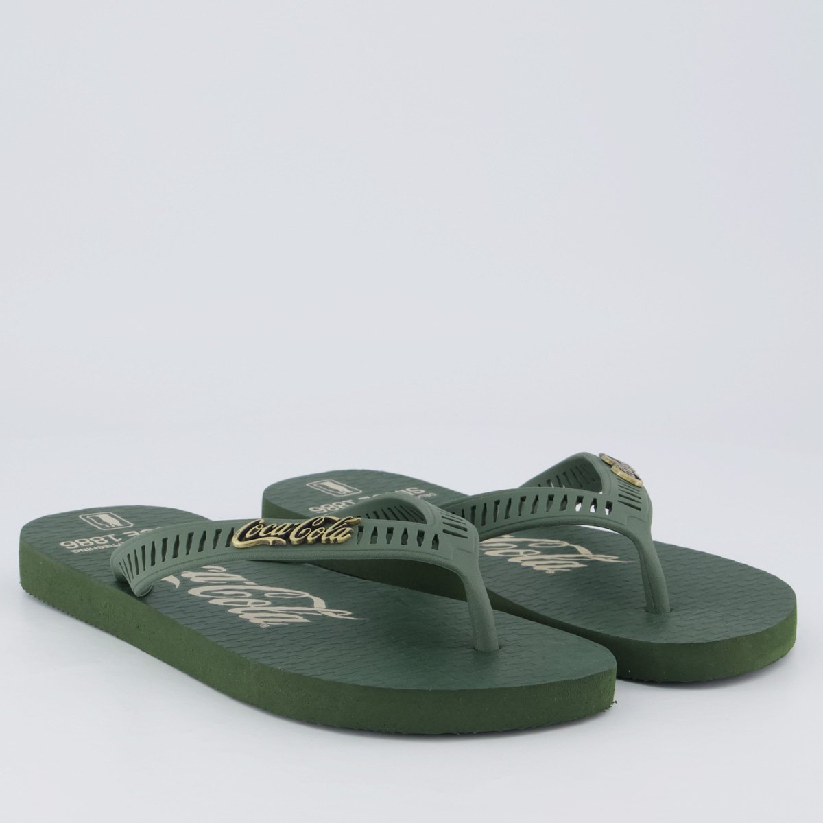 Chinelo Coca Cola Glen Verde Verde 3