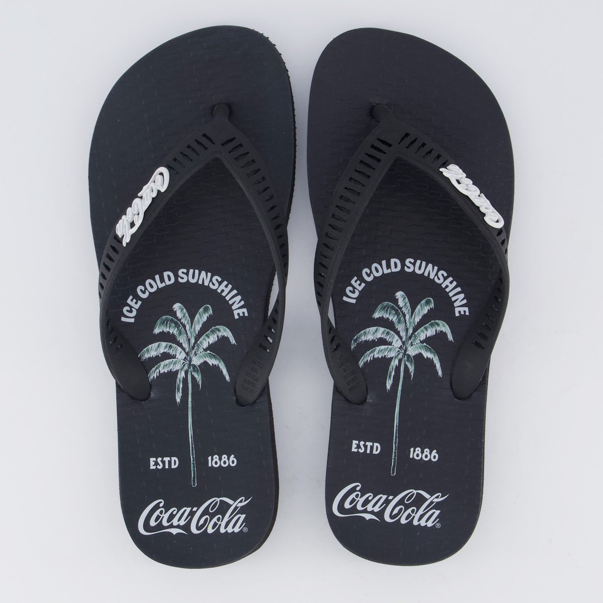 Chinelo Coca Cola Tropic Preto