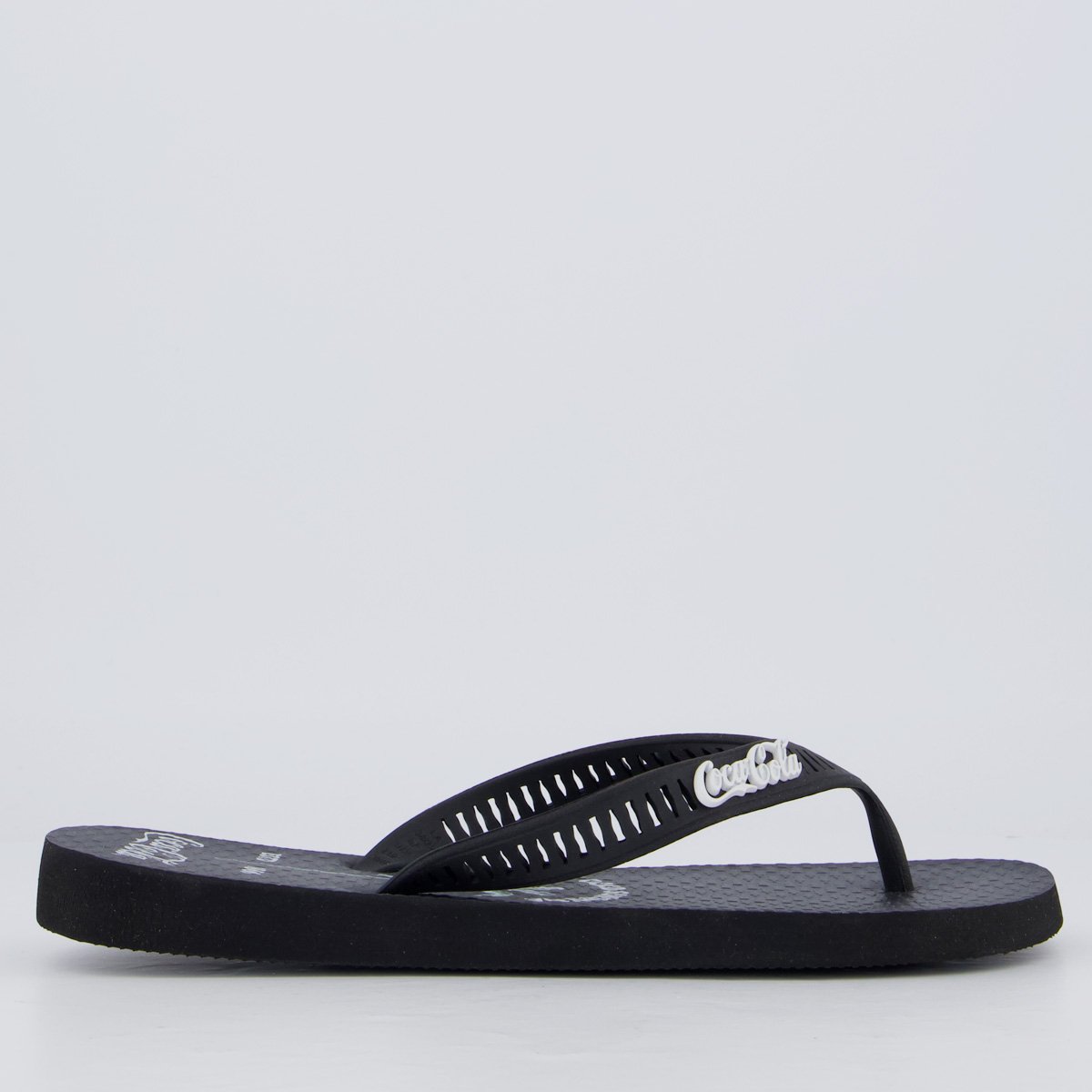 Chinelo Coca Cola Tropic Preto Preto 2