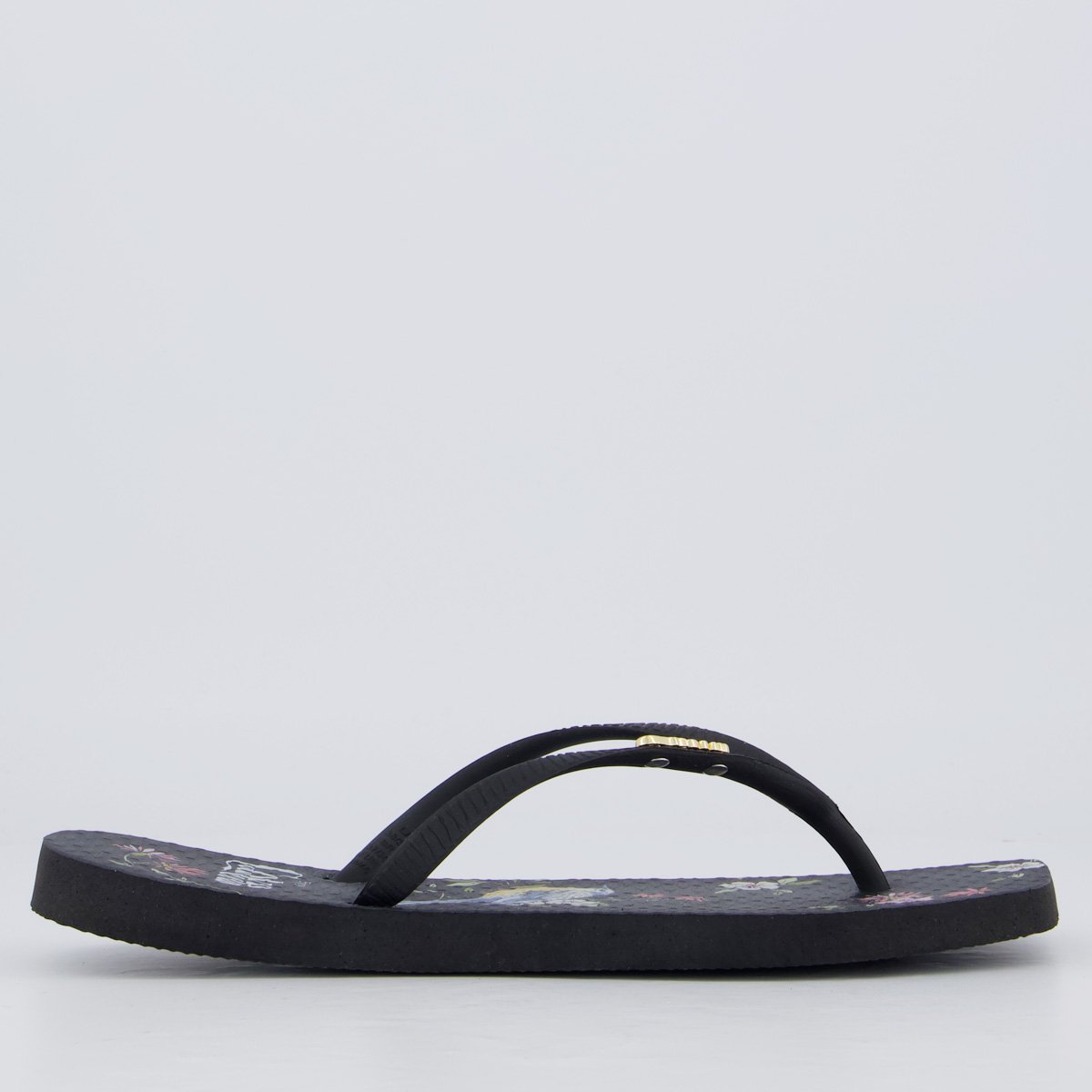 Chinelo Coca Cola Square Bird Feminino Preto Preto 2