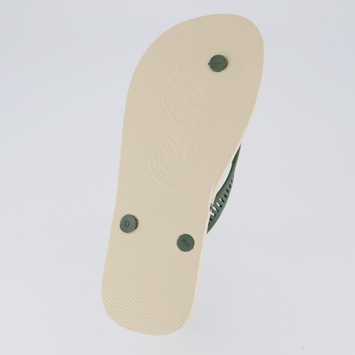 Chinelo Coca Cola Kanpai Off White e Verde Verde 5