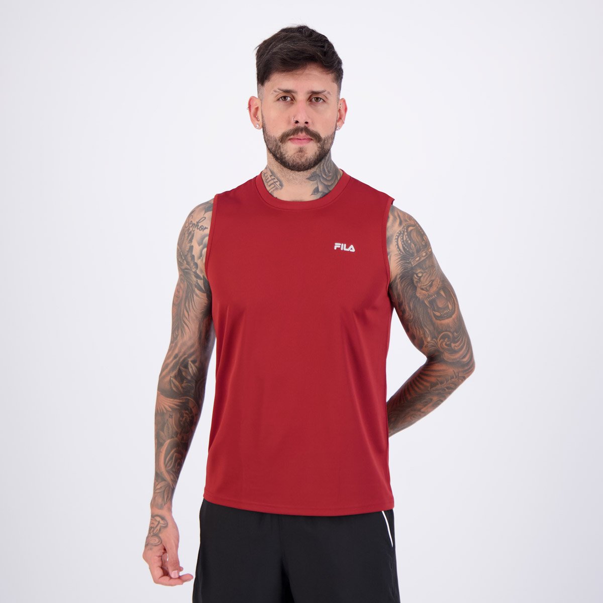 Regata Fila Myler Vinho Vermelho 3