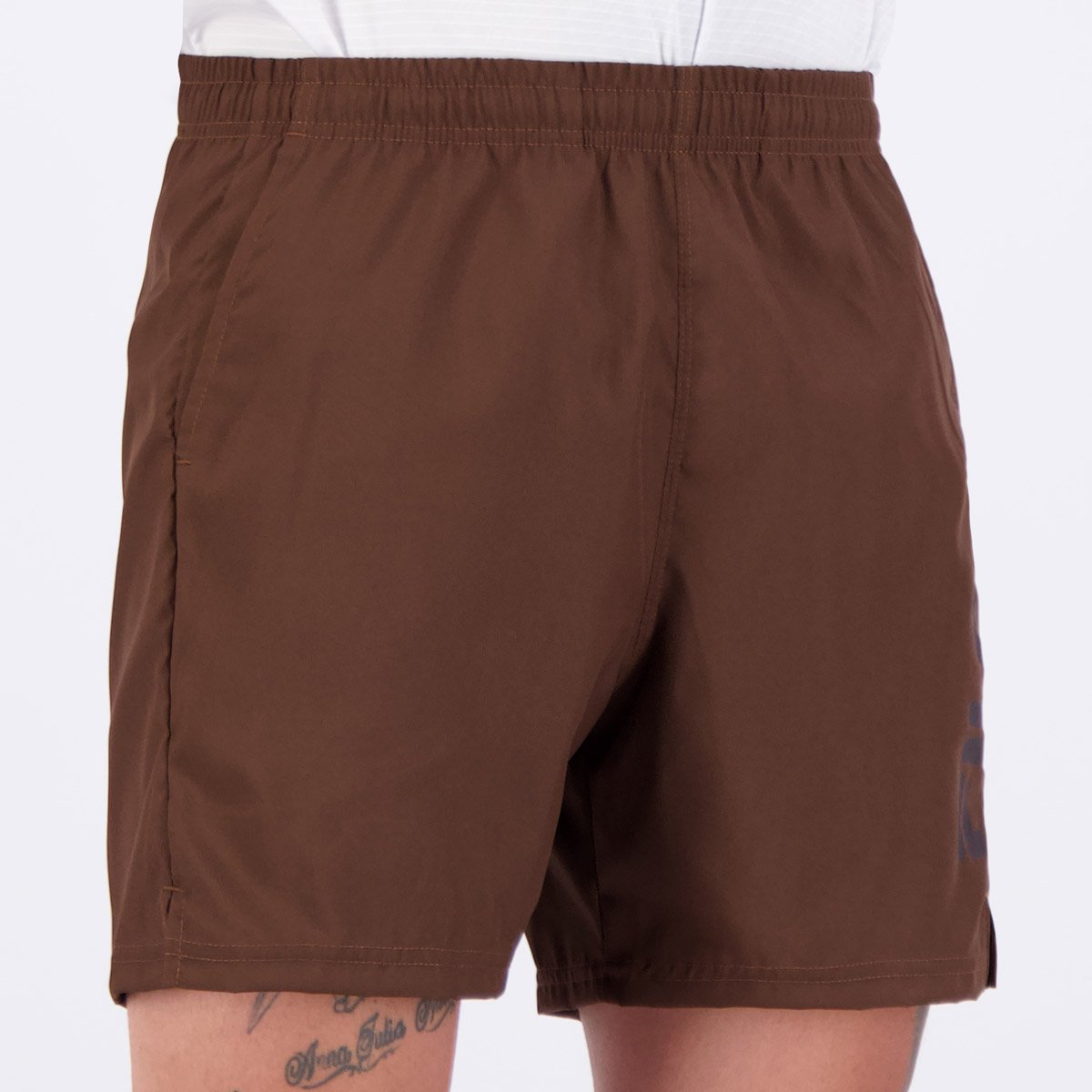 Shorts Fila Train 5 Marrom Marrom 2