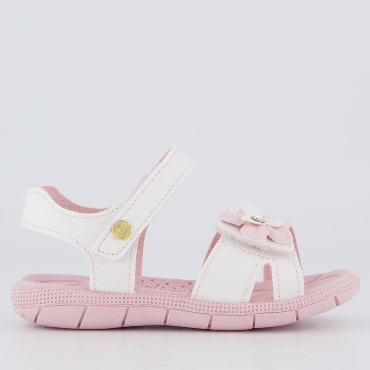 Papete Klin Tic Tac Infantil Branca e Rosa