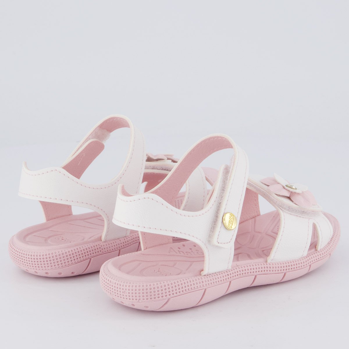 Papete Klin Tic Tac Infantil Branca e Rosa Branco 3