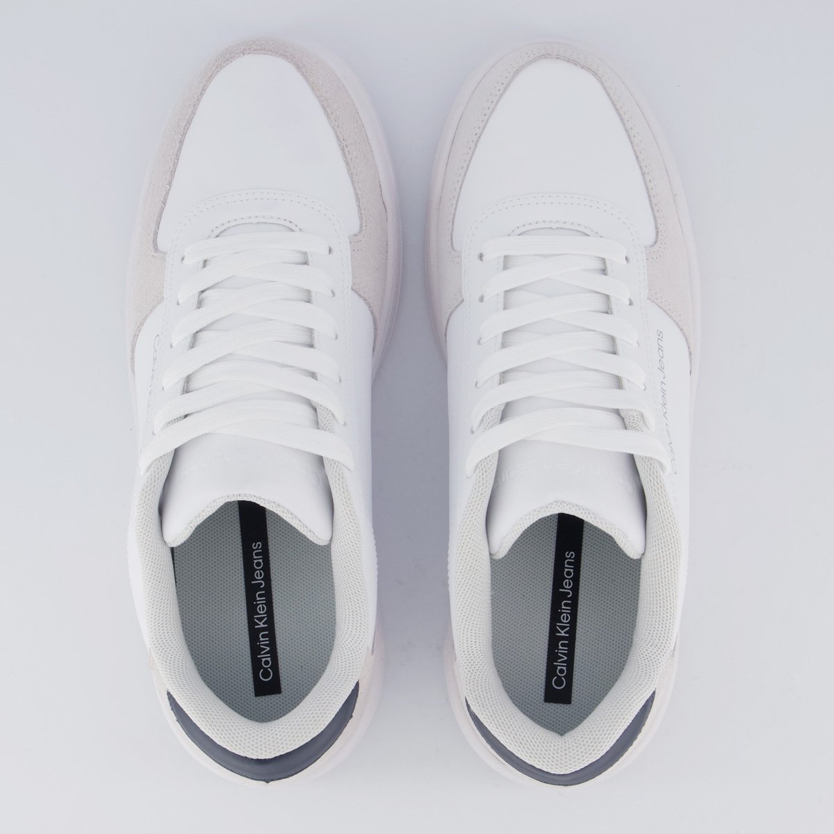 Tênis Calvin Klein CKJ Branco e Marinho Branco 4