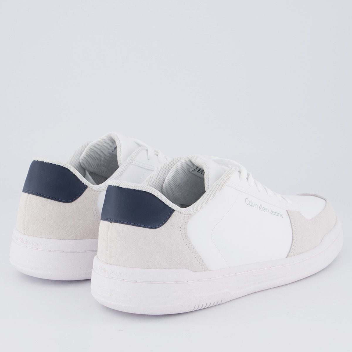 Tênis Calvin Klein CKJ Branco e Marinho Branco 3