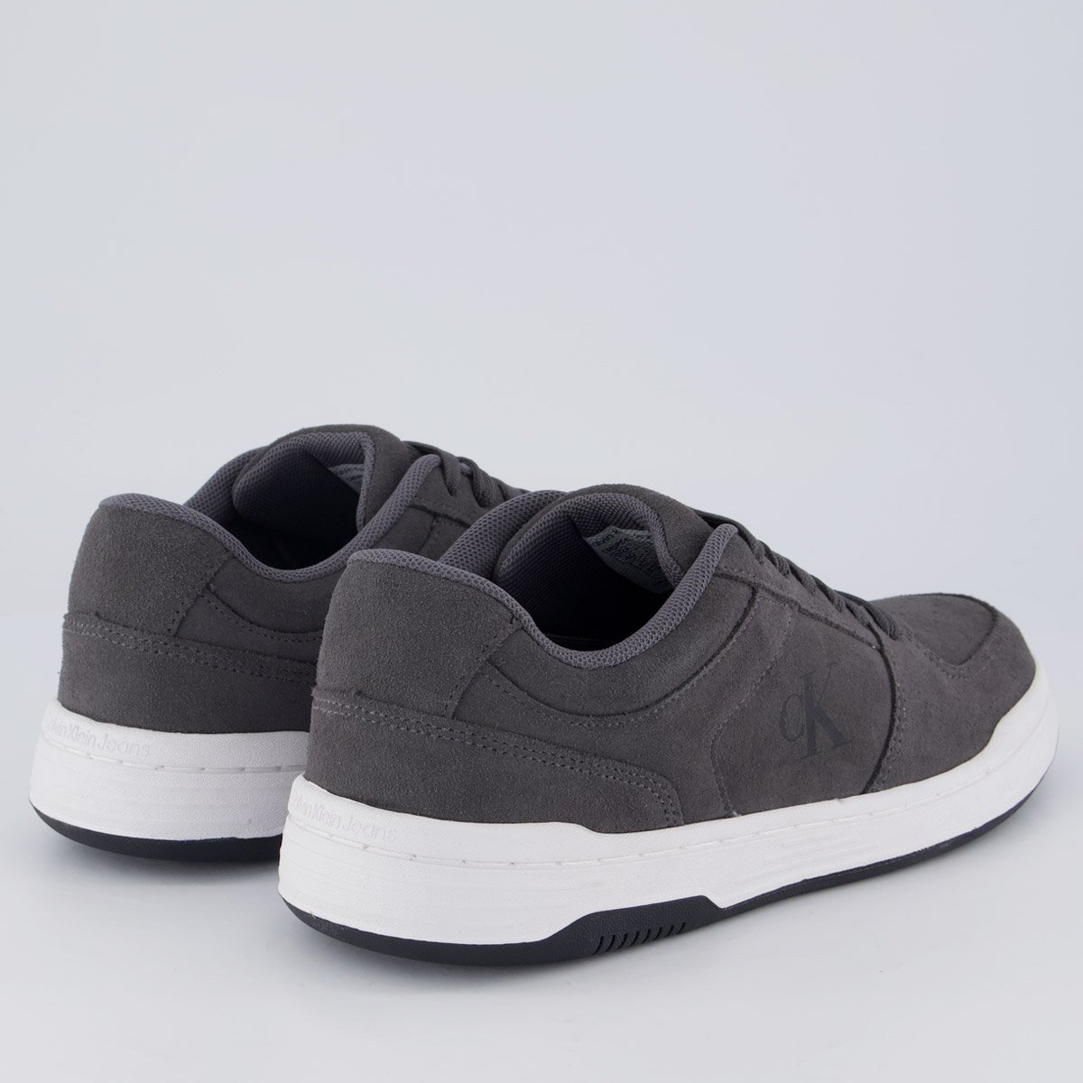 Tênis Calvin Klein CKJ Camurça Cinza Cinza 3