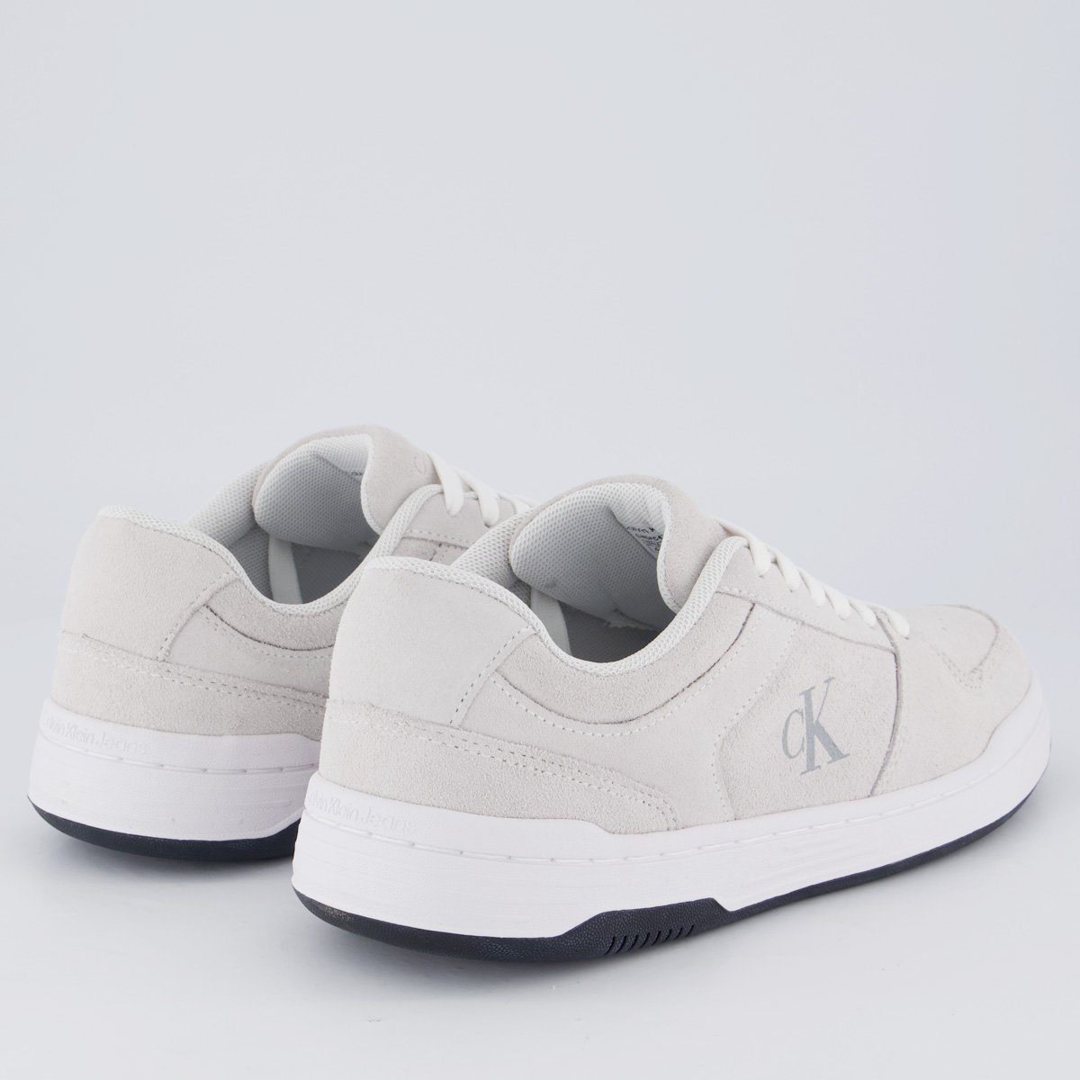 Tênis Calvin Klein CKJ Camurça Cinza Claro Cinza 3