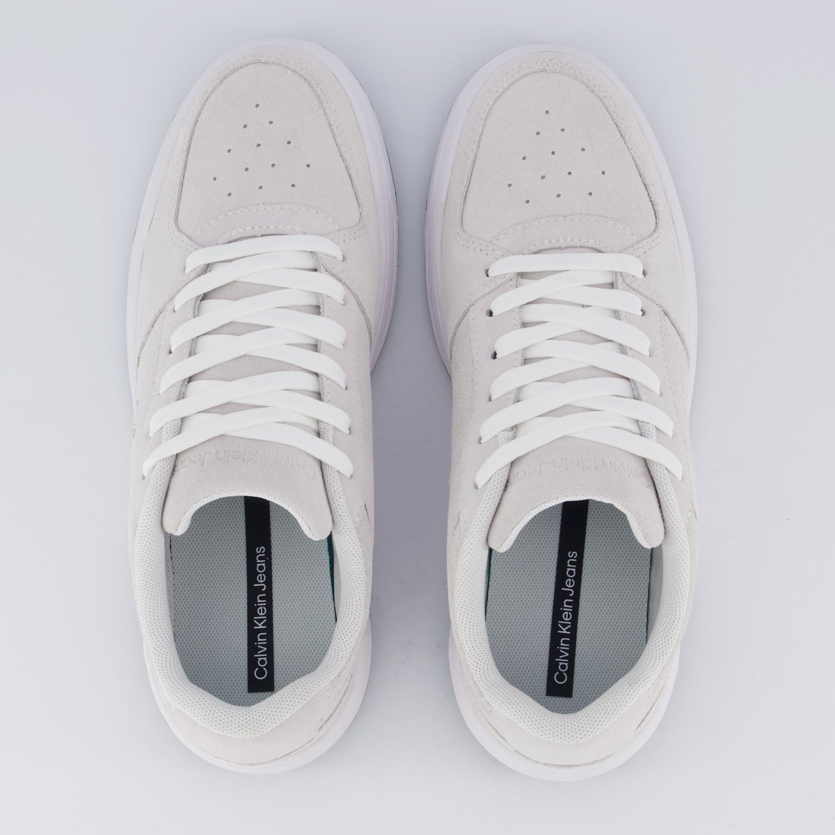 Tênis Calvin Klein CKJ Camurça Cinza Claro Cinza 4