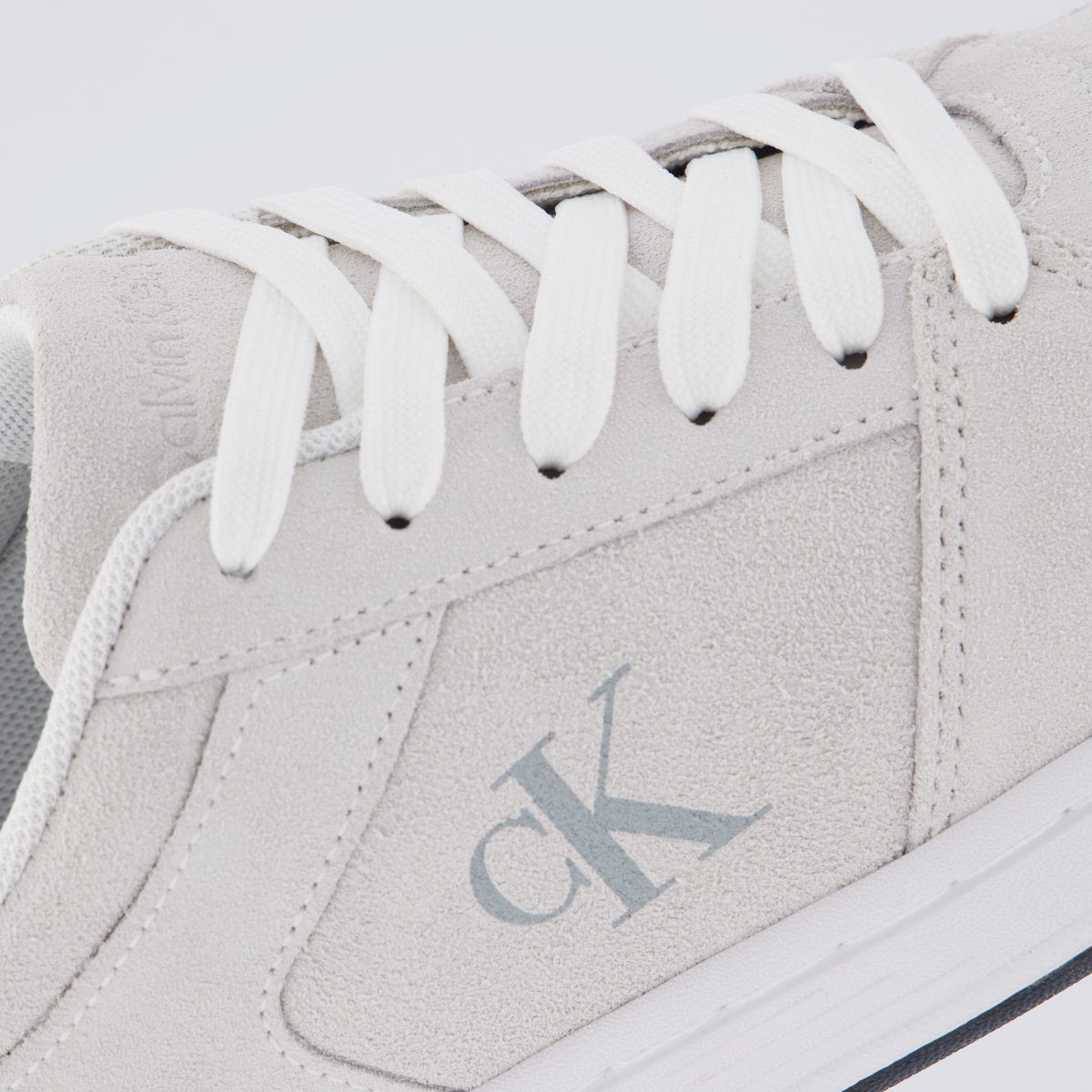 Tênis Calvin Klein CKJ Camurça Cinza Claro Cinza 7