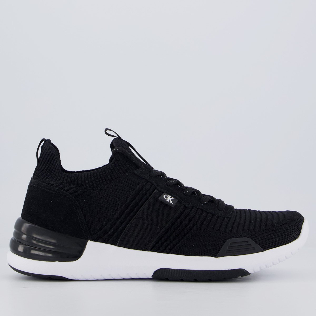 Tênis Calvin Klein Air Knitting Flexible Preto