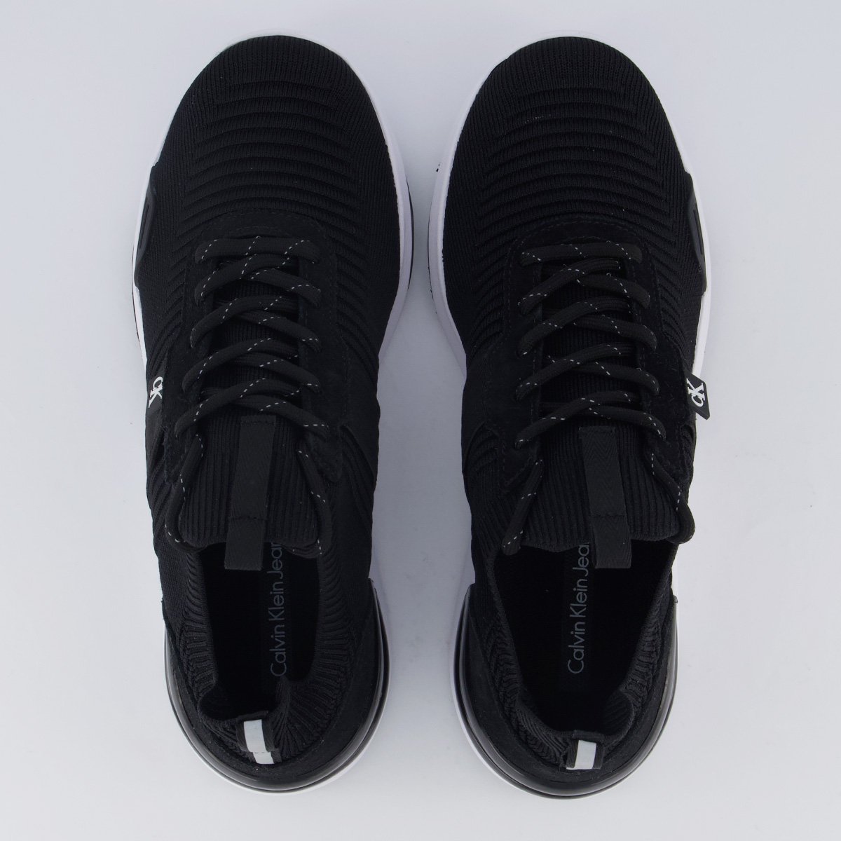 Tênis Calvin Klein Air Knitting Flexible Preto Preto 4