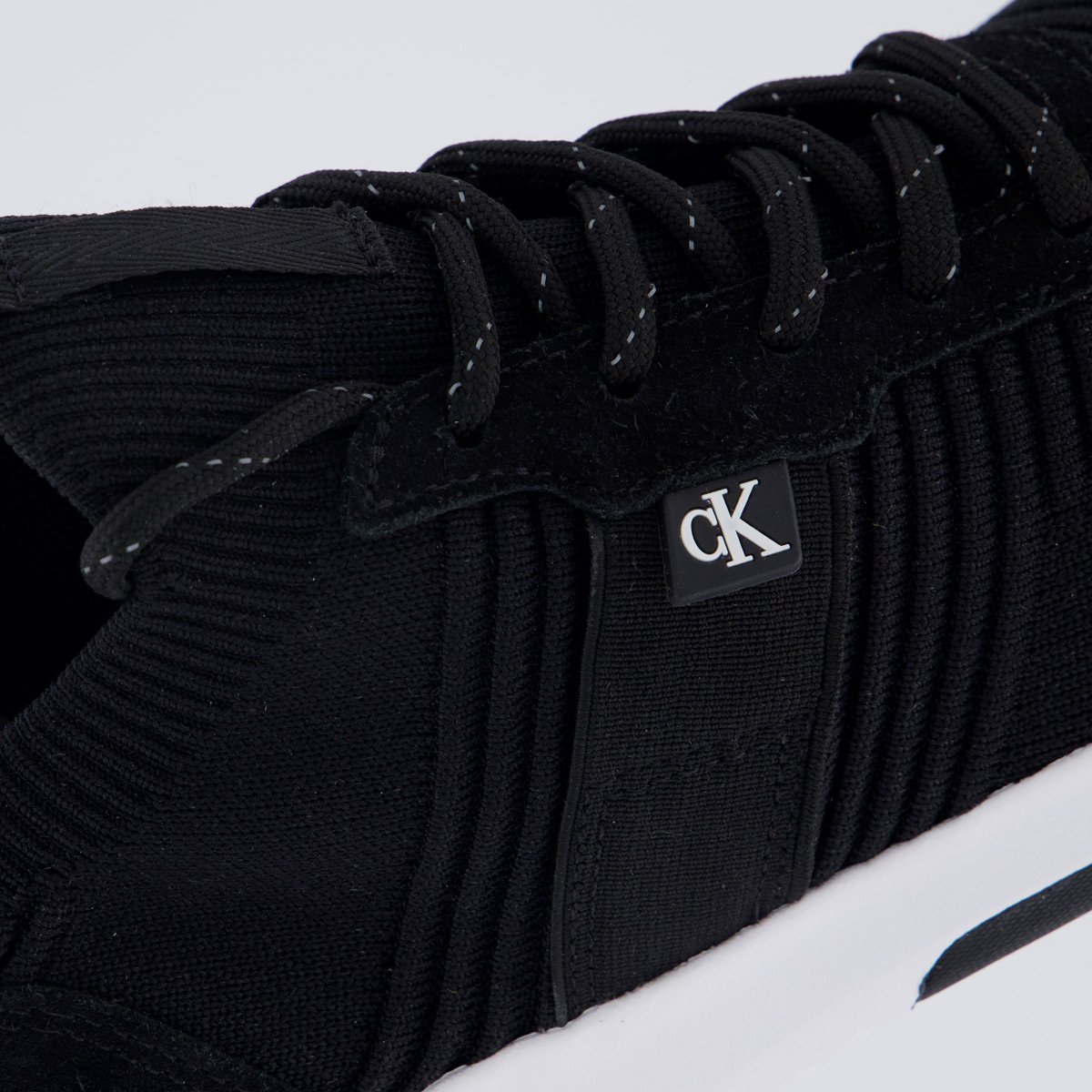 Tênis Calvin Klein Air Knitting Flexible Preto Preto 7