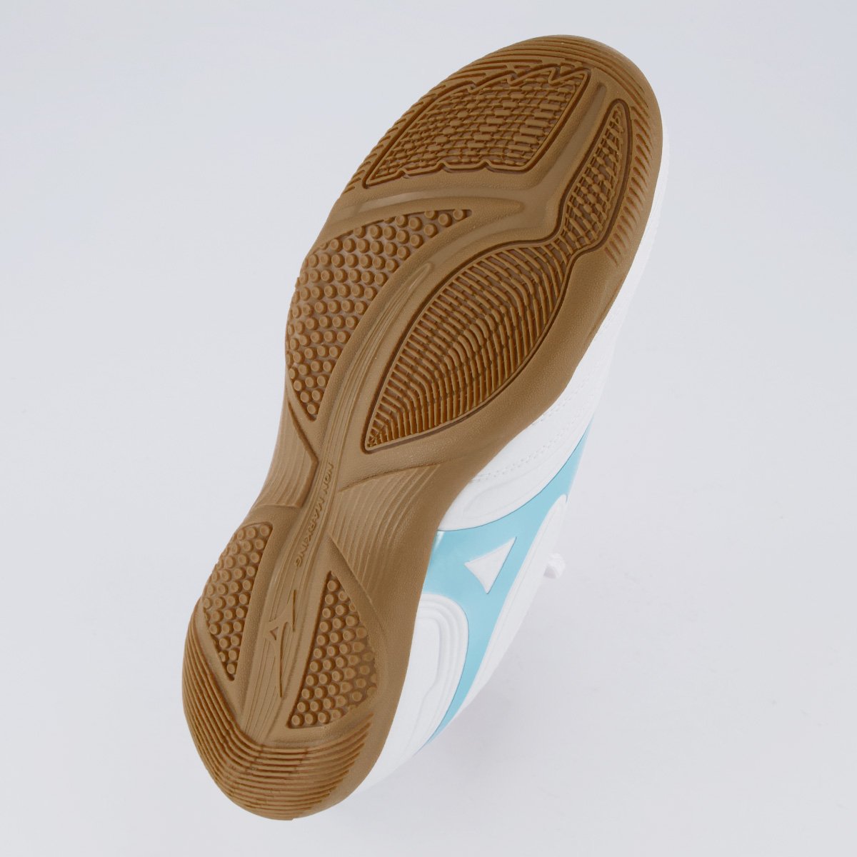 Chuteira Mizuno Regent IN Futsal Branca e Azul Branco 5