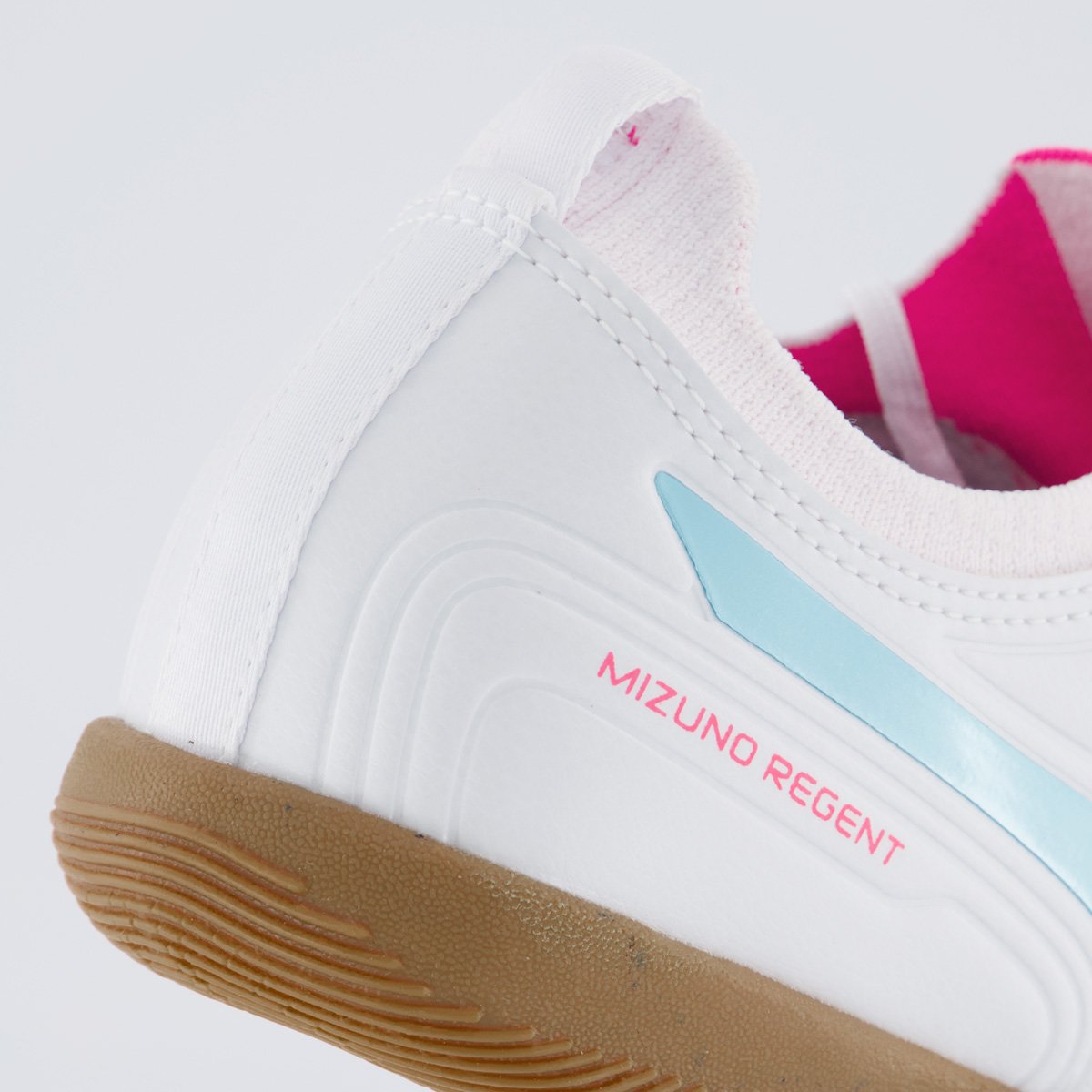 Chuteira Mizuno Regent IN Futsal Branca e Azul Branco 6