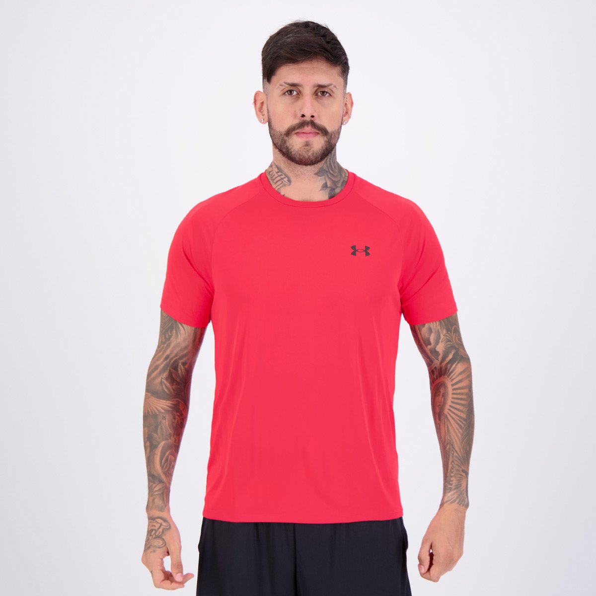 Camiseta Under Armour Tech 2.0 SS Vermelha