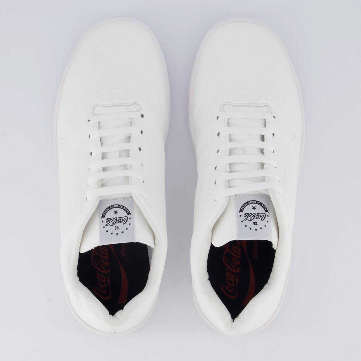 Tênis Coca Cola March Stay Branco Branco 4