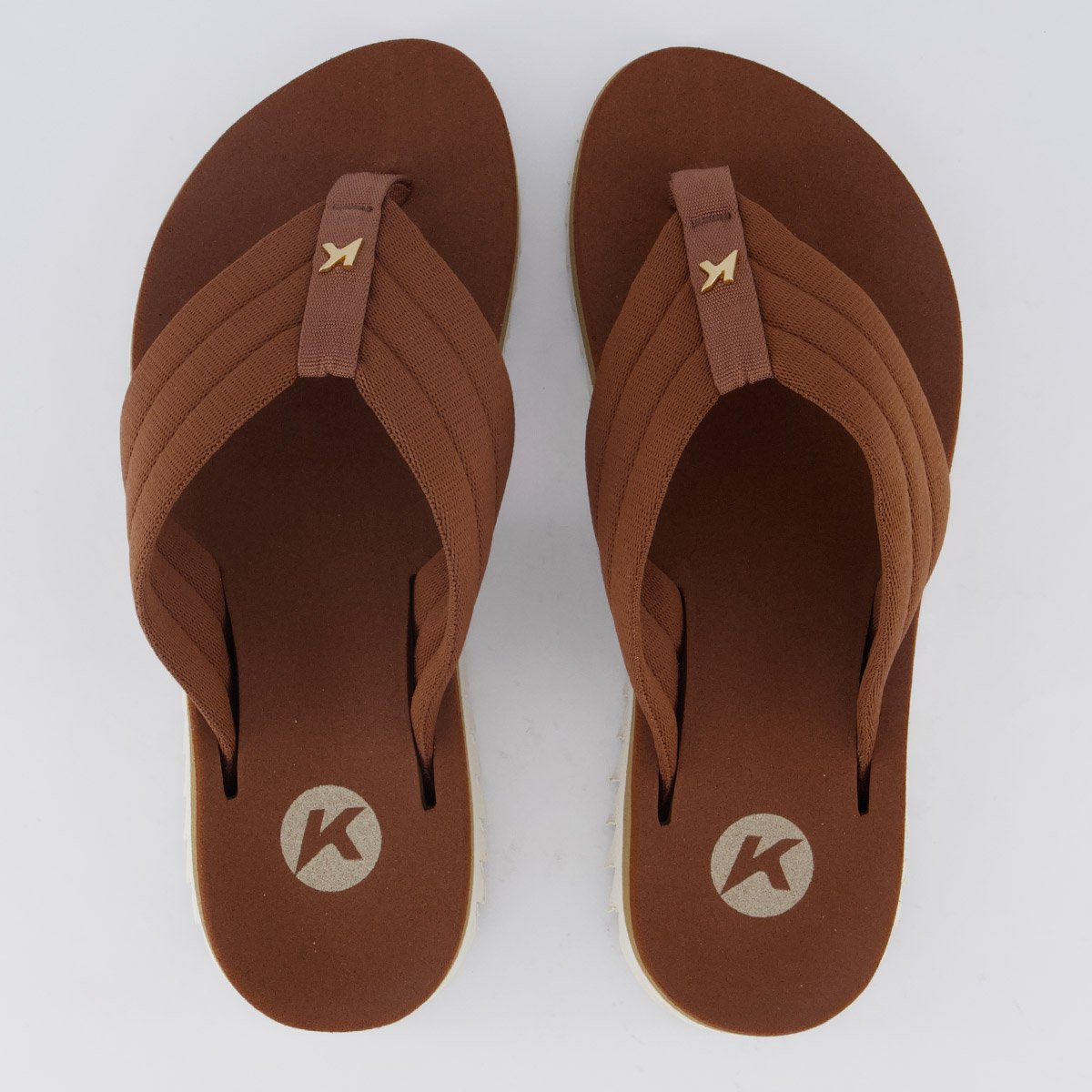 Chinelo Kenner Kyra Pro Comfy Feminino Marrom
