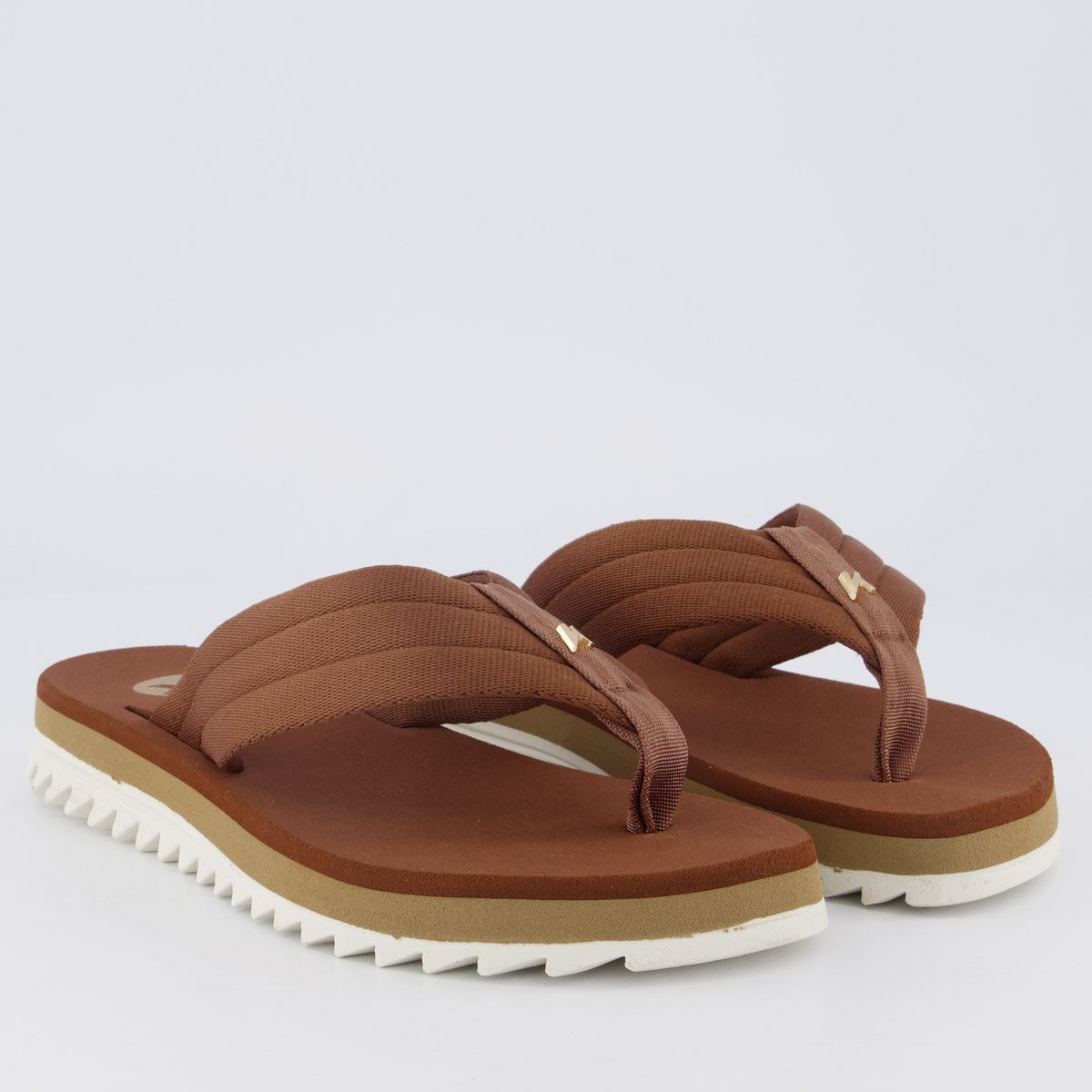 Chinelo Kenner Kyra Pro Comfy Feminino Marrom Marrom 3