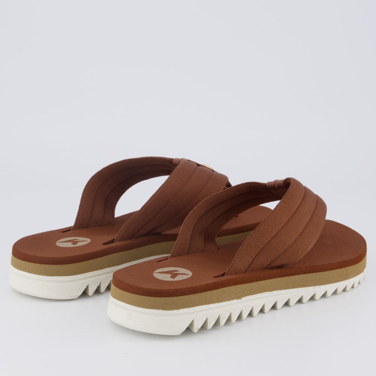 Chinelo Kenner Kyra Pro Comfy Feminino Marrom Marrom 4