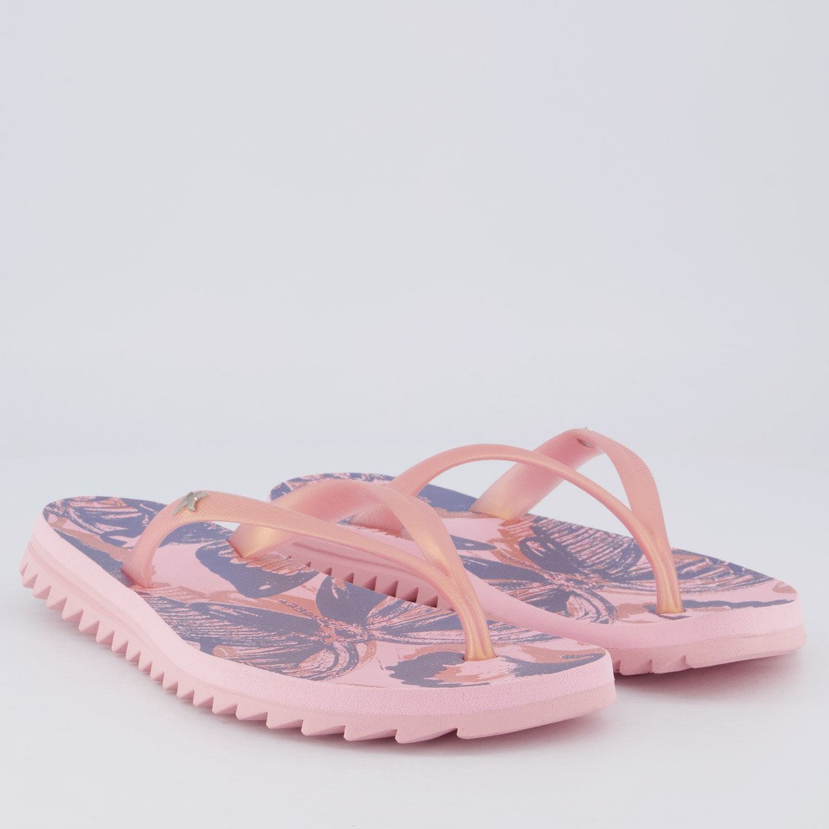 Chinelo Kenner Ibiza Borboletas Feminino Rosa Rosa 3