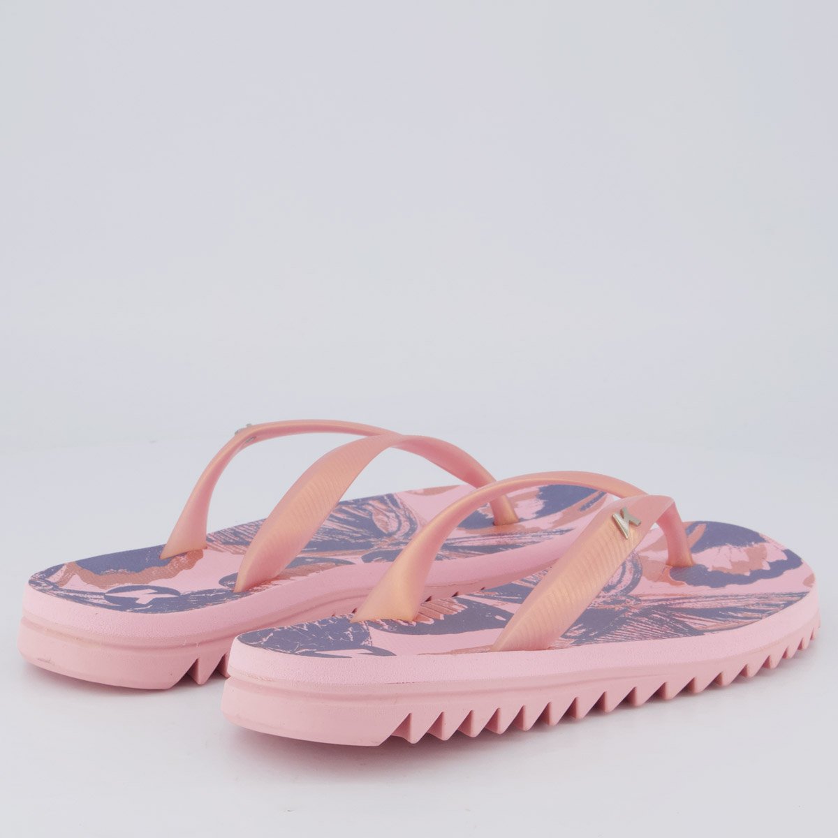 Chinelo Kenner Ibiza Borboletas Feminino Rosa Rosa 4