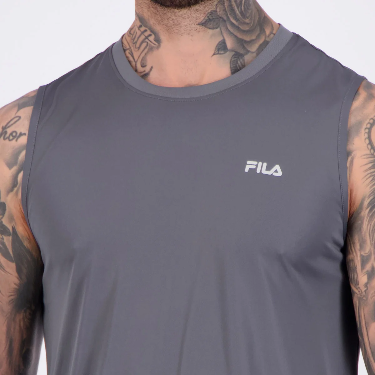 Regata Fila Basic Sports II Cinza Escuro Cinza 5