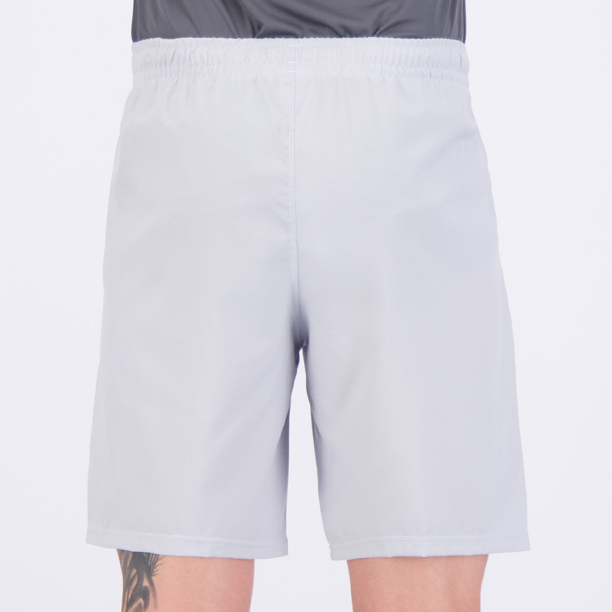 Bermuda Fila Train II 7,5 Cinza Claro e Branca Cinza 4