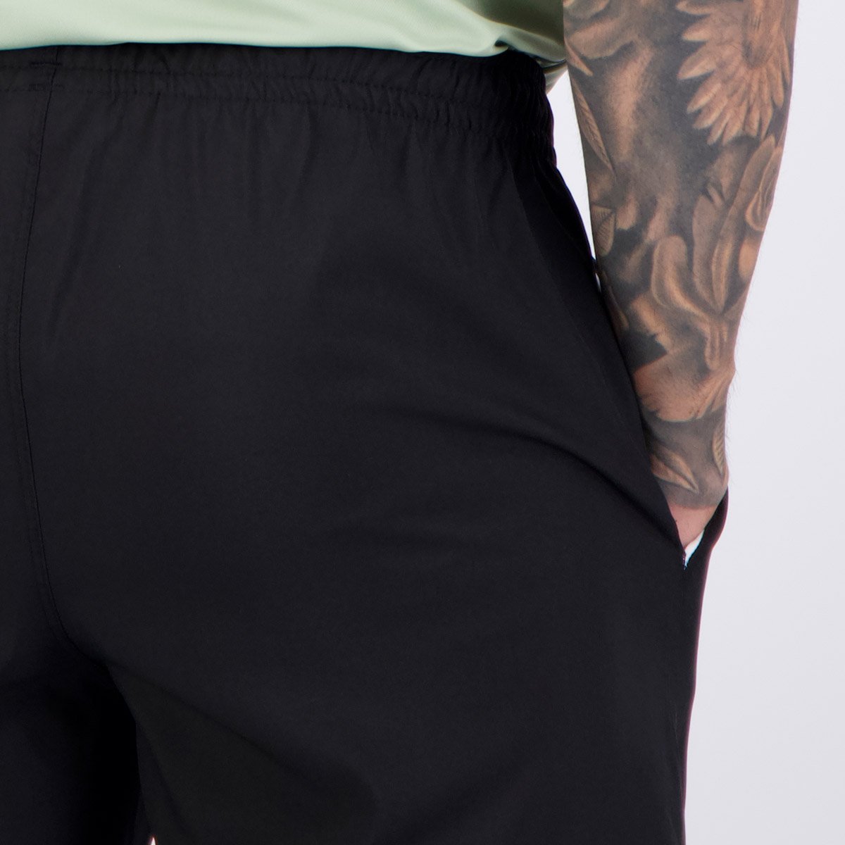 Bermuda Fila Train II 7,5 Preta e Branca Preto 5