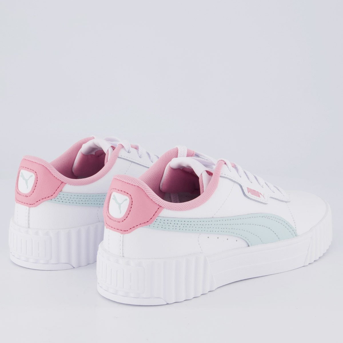 Tênis Puma Carina 3.0 Feminino Branco e Azul Branco 3